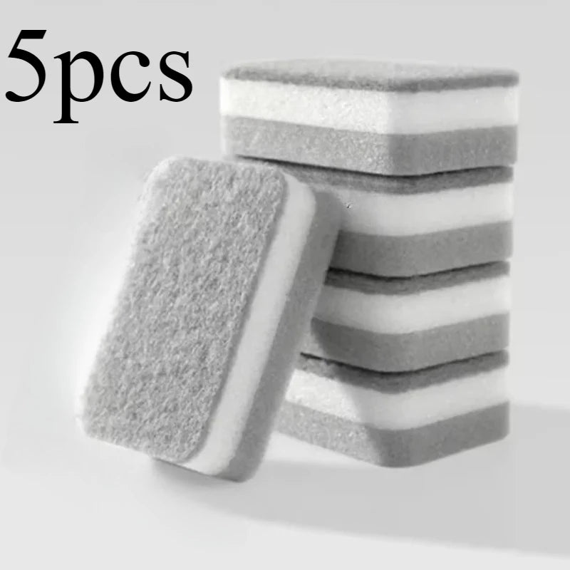 5/10/20 piece double-sided cleaning sponge; pot cleaning and maintenance washing sponge; household grinding pad tool set sponge