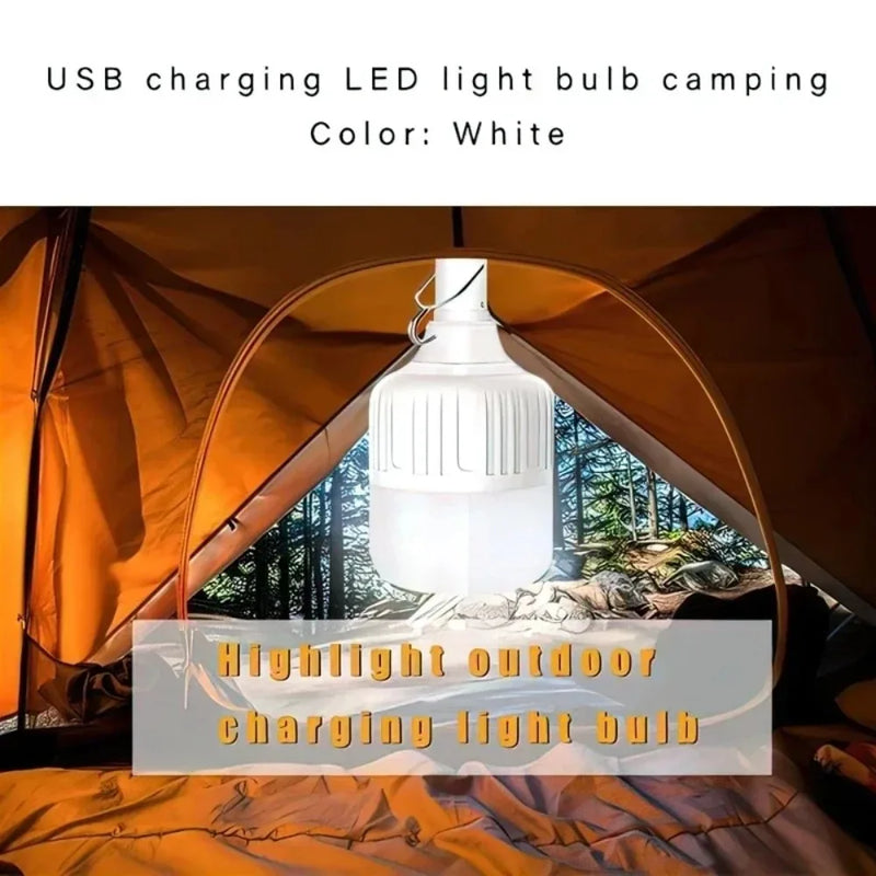 ចង្កៀងតង់ LED ចល័ត JOYINLED 20W/30W/60W/80W, ចង្កៀងបោះតង់ដែលអាចសាកបាន, ភ្លើងសង្គ្រោះបន្ទាន់ក្រៅផ្ទះ USB សម្រាប់ BBQ Patio Garden