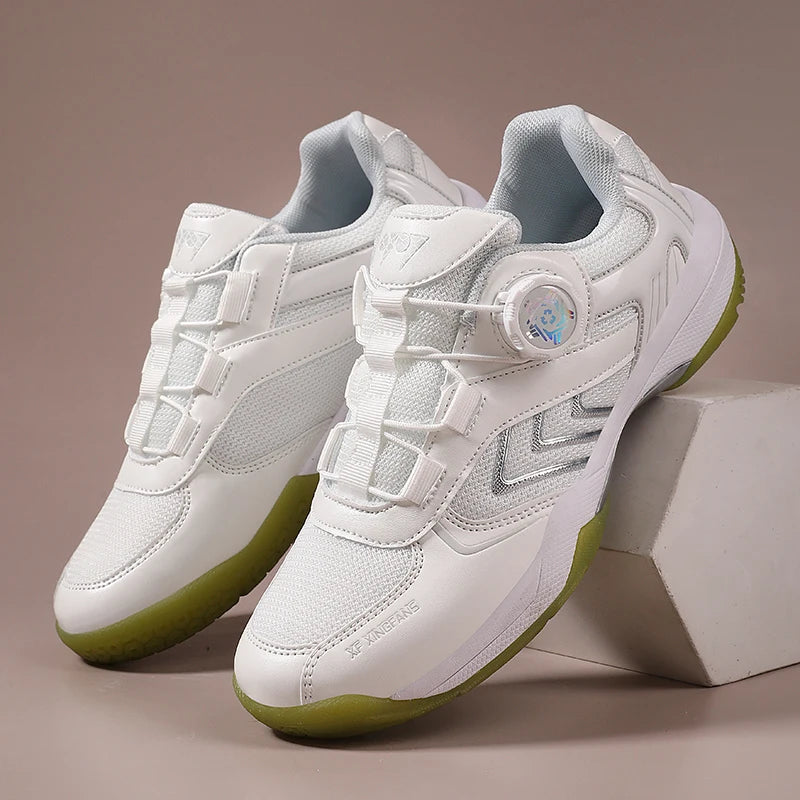 Mens Badminton Shoes High Elasticity Midsole Support Strong Wrapping Indoor Outdoor Fields Anti Twist Stable Training Sneakers