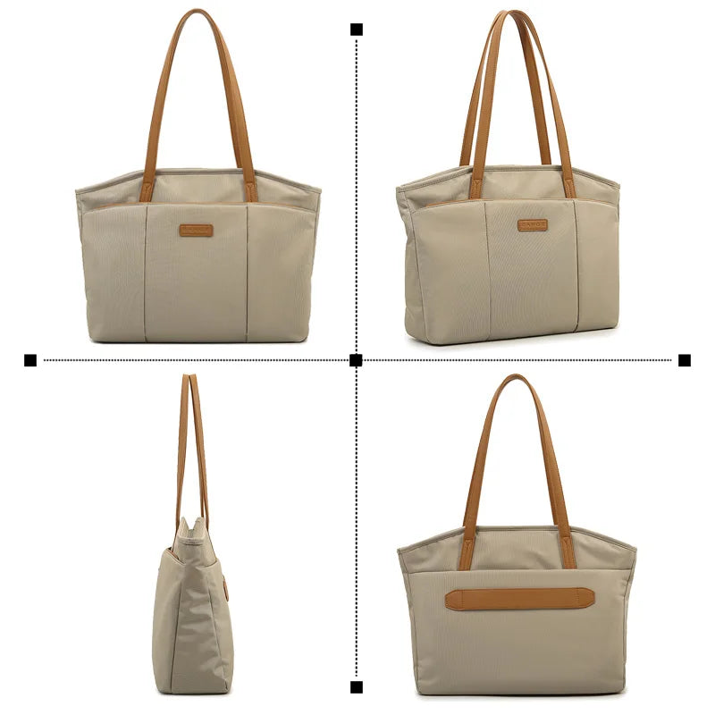 BANGE New Hot Women’s Tote Bag Padded Single Shoulder Bag Large Capacity Student College Crossbody Bag Casual Outdoor Handbag