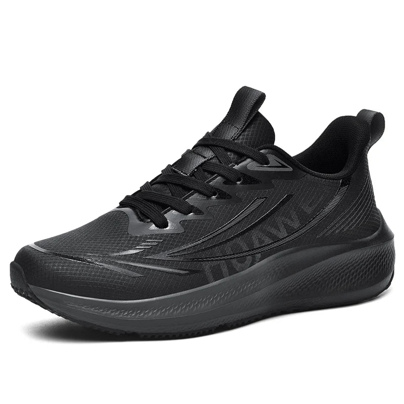 Men's plus-size high-quality racing running shoes Four Season lightweight breathable casual sports shoes Students speed sneakers