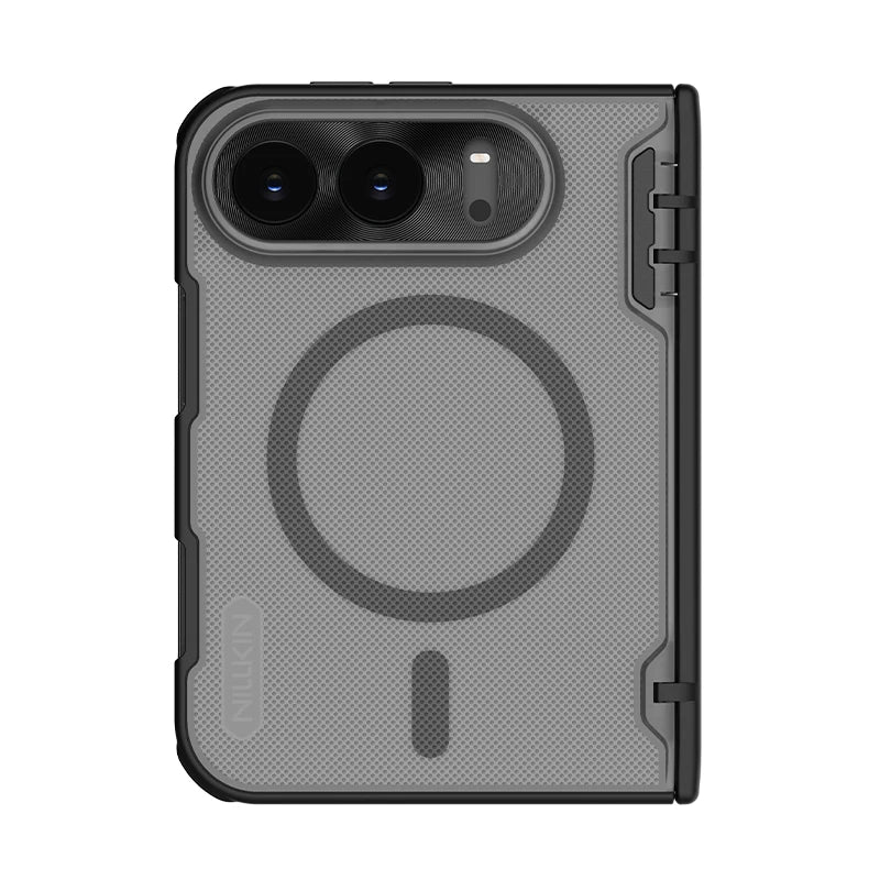 NILLKIN For iPhone Duo Magsafe Wide Case Frosted Shield Fold Magnetic Wireless Charging Shockproof PC Back Cover for iPhone Duo