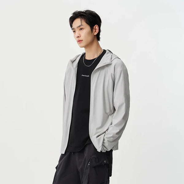 អាវបុរស Semir ការពារកាំរស្មីយូវី មានអារម្មណ៍ត្រជាក់ មានខ្យល់ចេញចូលបានល្អ មានក្រណាត់ប៉ាក់ យឺត មានមួក រដូវក្តៅ ឆ្នាំ២០២៦ ម៉ូដទាន់សម័យសម្រាប់ក្រៅផ្ទះ មានផាសុកភាព