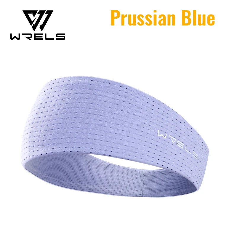 WRELS Sports Headband Non-slip Sweatband Breathable Hair Band Moisture Wicking Quick Dry Ultralight Men Women Tennis Headband