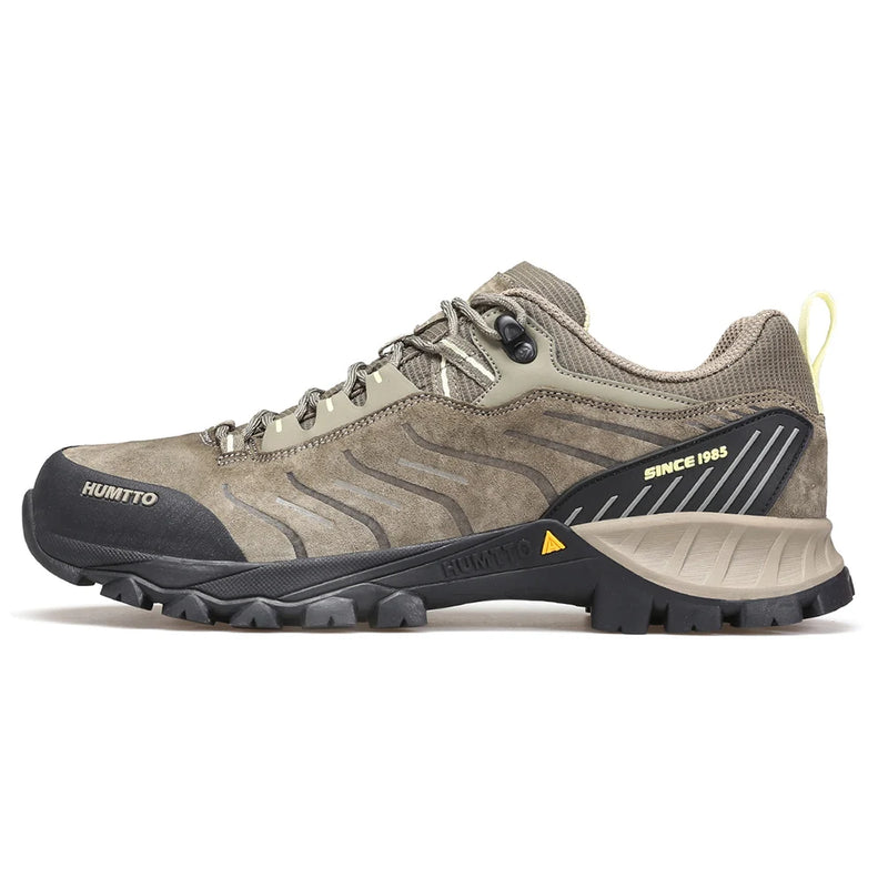 HUMTTO Hiking Shoes Mens Luxury Designer Climbing Trekking Sneakers for Men Genuine Leather Outdoor Sports Safety Work Man Boots