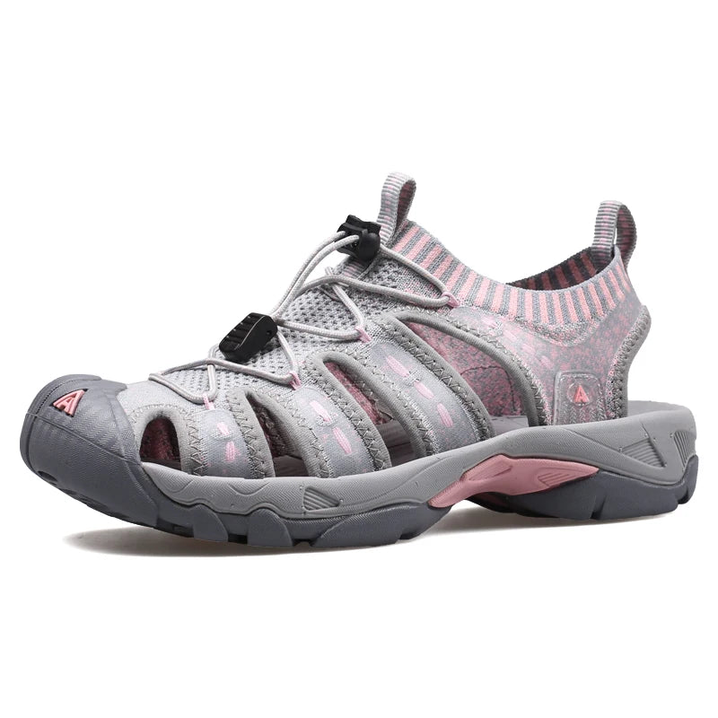 HUMTTO Hiking Shoes for Women Outdoor Sandals Womens Breathable Water Beach Sandals Summer Camping Fishing Climbing Aqua Sneaker