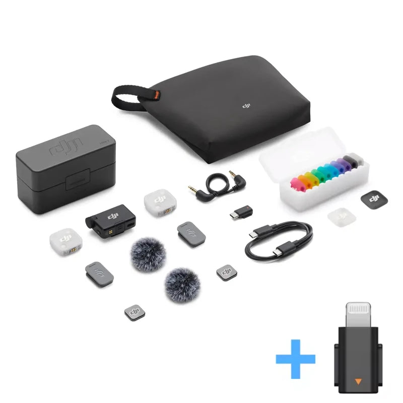 DJI Mic Mini 2 Lightweight & Versatile, Compact Storage High-Quality Audio Two-Level Noise Cancelling 48-Hour Operating Time