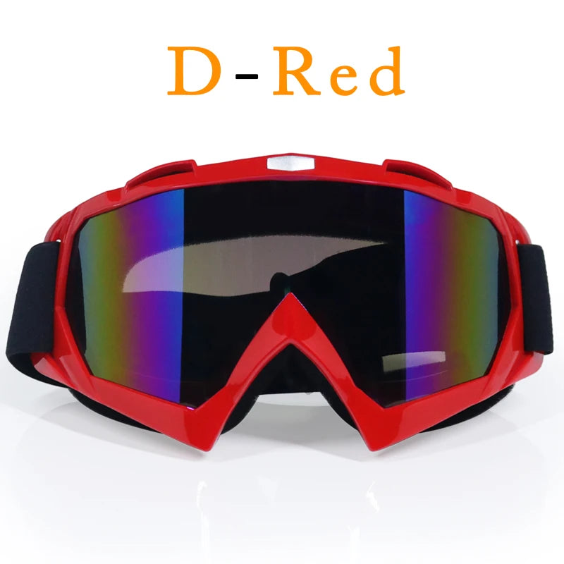 Adult  Motocross Goggles Motorcycle goggles Glasses ATV Clear Lens Ski Helmet Googles Off-road for Kawasaki Oculos Gafas