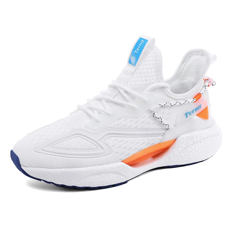 Mens Running Shoes 2026 New High Quality Lightweight Mesh Thick Sole Cushioning Fashion Lace Up Unisex Walking Casual Sneakers