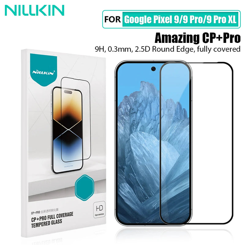 Nillkin For Google Pixel 9/10 Pro XL Screen Protector CP+Pro/H+Pro Clear Tempered Glass Film for Google Pixel 9/10/10 Pro Glass