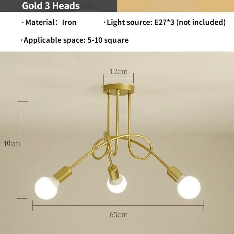 LED Ceiling Chandelier E27 Living Room Bedroom Chandelier light Restaurant Decor Chandeliers kitchen Indoor Lighting Fixtures
