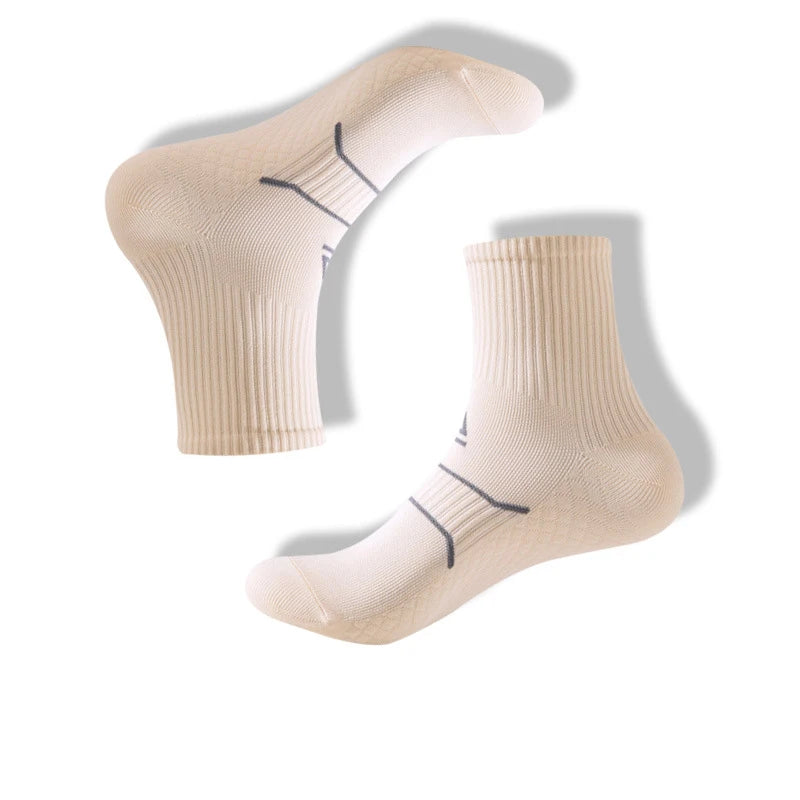 Pro Breathable Racing Bike Socks Outdoor Sports Men and Women Grip Anti Slip Road Cycling Socks Running Climbing Basketball