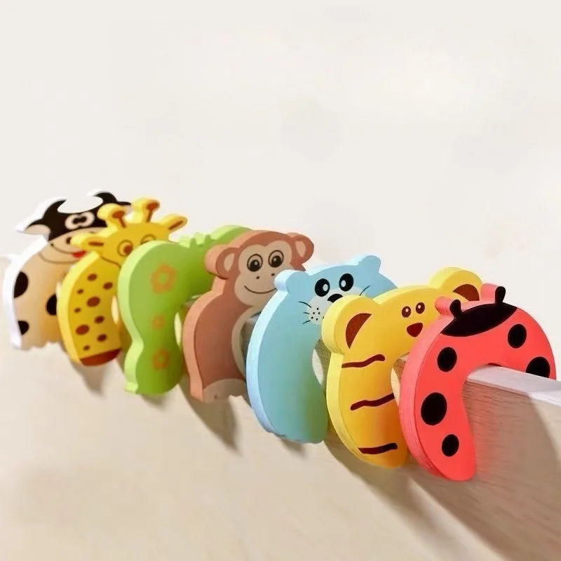 1/2PCS Safety Door Stoppers Designed to Prevent Pinched Fingers, Featuring cute animal  Patterns. door stopper