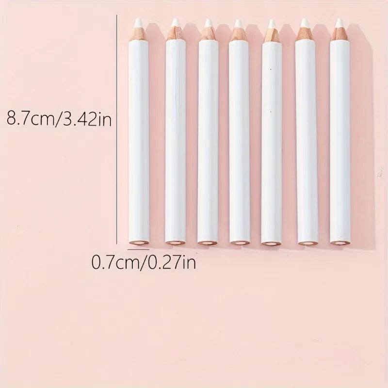 White Chalk Marking Pencils , Comfortable Design -  for Sewing, Fabric Work, Dressmaking,And Quilting pattern quilting templates