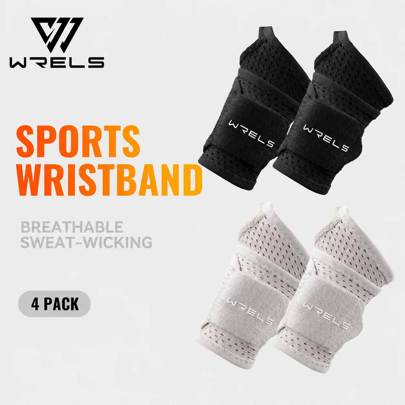 WRELS Compression Wristband Adjustable Wrist Brace Breathable Carpal Tunnel Pain Relief Sports Workout Sports Wrist Support