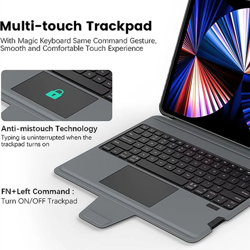 NILLKIN Magic Keyboard For iPad Pro 13 11 2024 Case Backlight Keyboard Case For iPad Air13 M2 For iPad 10th With Lens Protection
