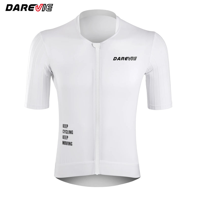 អាវយឺតជិះកង់ DAREVIE Aero កាត់បន្ថយភាពធន់ PRO Level Man អាវជិះកង់ Maillot ស្រូបយកសំណើមទម្ងន់ស្រាលសម្រាប់បុរស