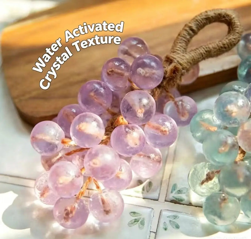 DIY Handmade Soap Crystal Grape Transparent String Simulated Handmade Soap New Style Transparent Soap Crystal Grape Soap