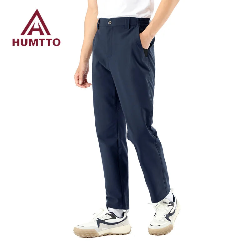 HUMTTO Winter Trekking Hunting Men's Pants Warm Camping Hiking Pants Men Breathable Black Outdoor Working Sports Man Trousers
