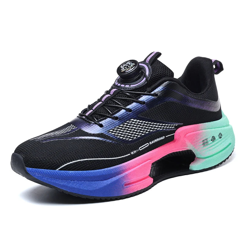 Parent-child casual sports shoes Four season new soft sole anti-slip breathable outdoor running shoes men women's light sneakers