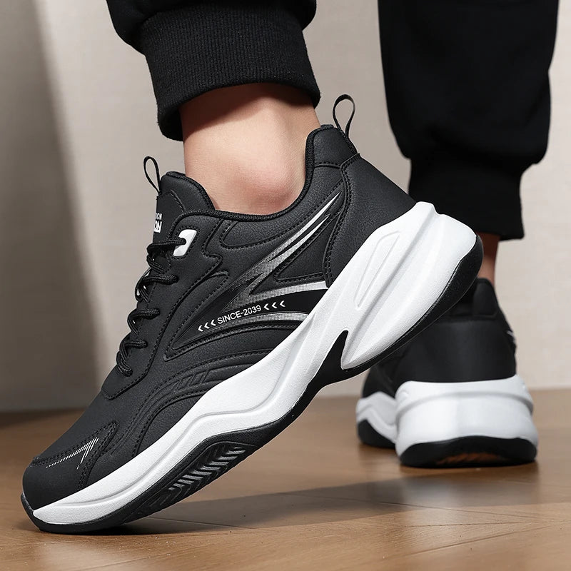 Men's casual sneakers spring summer breathable light racing outdoor running shoes fashion students soft sole speed sports shoes