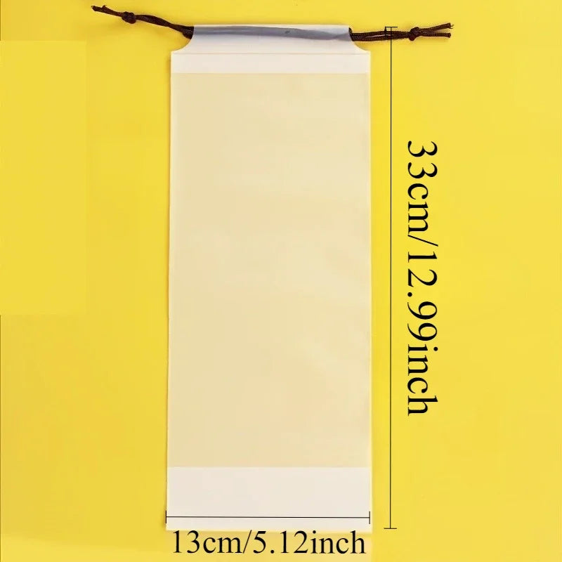 5/10/20pcsUmbrella Storage Bag with Drawstring Closure, Semi-Transparent Durable Plastic Travel Organizer , Umbrella storage bag