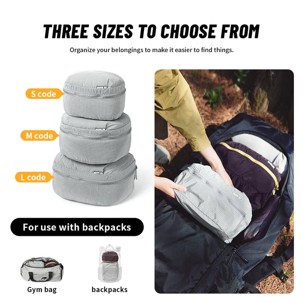 កាបូបស្ពាយ Naturehike Cloud Barn កាបូបសម្រាប់ដាក់ឥវ៉ាន់ក្រៅផ្ទះ ទម្ងន់ស្រាលបំផុត សម្រាប់បោះតង់ ឡើងភ្នំ ការពារការជ្រាបទឹក អាចបោកគក់ដោយម៉ាស៊ីនបាន