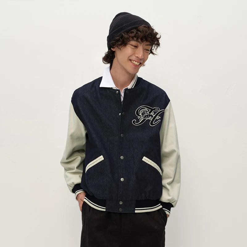 អាវក្រៅបុរស Semir ខោ Denim ក្លែងក្លាយ រចនាប័ទ្មបេស្បល សម្លៀកបំពាក់គូស្នេហ៍ រចនាប័ទ្មធម្មតា សម្លៀកបំពាក់ខាងក្រៅប្រចាំថ្ងៃ ម៉ូដធម្មតាក្នុងទីក្រុង ឆ្នាំ២០២៦