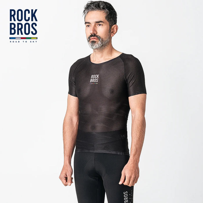 ROCKBROS ROAD TO SKY Cycling Jersey Summer Bicycle Shirt Underwear Sleeved Men Women Breathable Sportswear Bike Sport Clothing