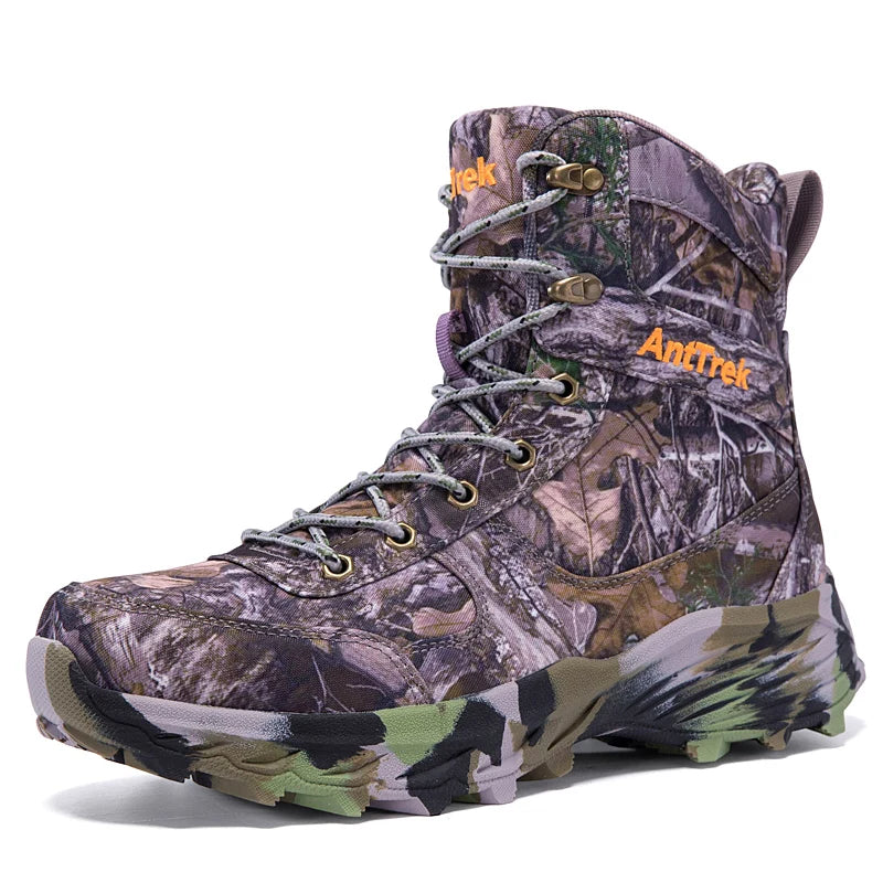 Men's camouflage desert training boots four season casual anti-slip outdoor field hiking Professional Battlefield tactical boots