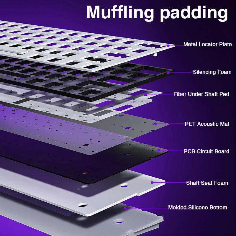 AULA MINI60 HE Magnetic Keyboard Wireless Tri-mode FPS Gaming Rappid Trigger Low Latency Keyboard