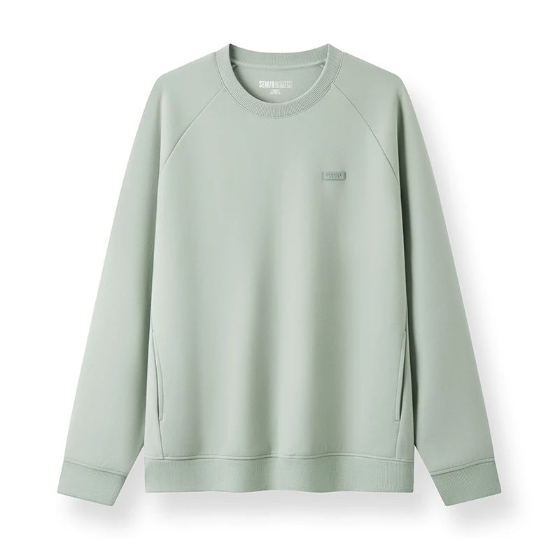 Semir Men Sweatshirt Soft Touch 2026 Winter Casual Style Warm Layer Everyday Wear Clean Silhouette Daily Wardrobe