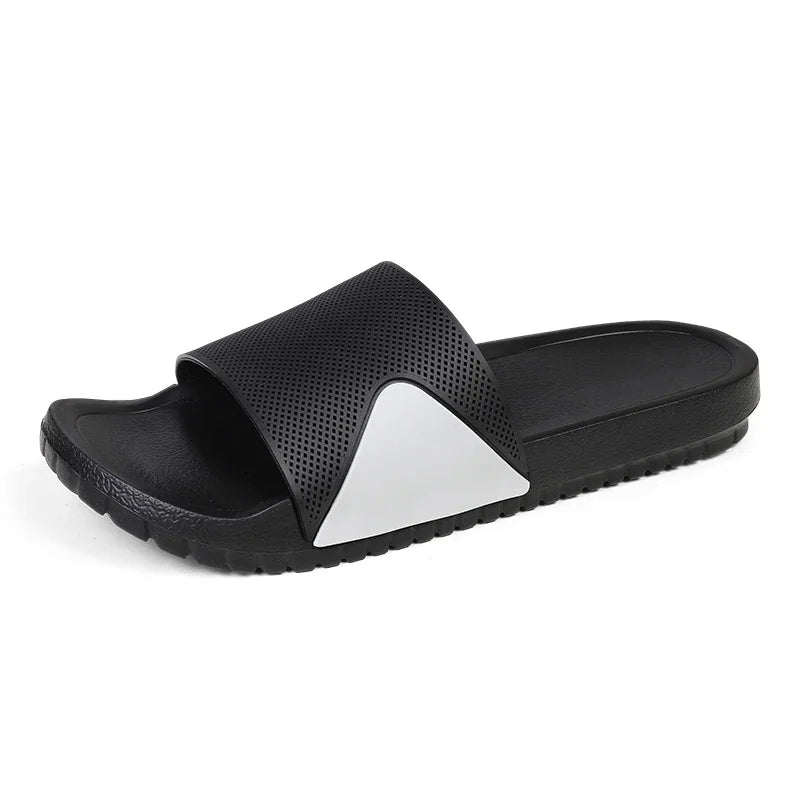 Large Size 49 50 51 52 Soft Rubber Indoor Slippers Men Home Shoes Flat Sandals Slides Outdoor Beach Shoes Summer for Big Foot