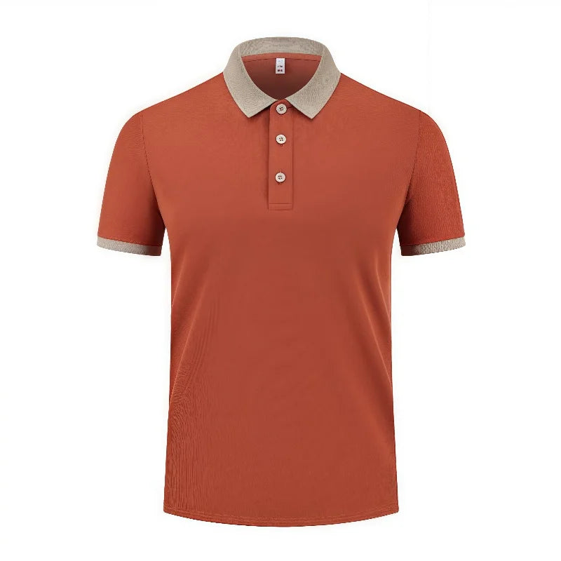 2026 Summer Breathable Polo Shirt Men's Custom Logo Workwear Casual Daily  Men's Clothing T-Shirt Team Uniform