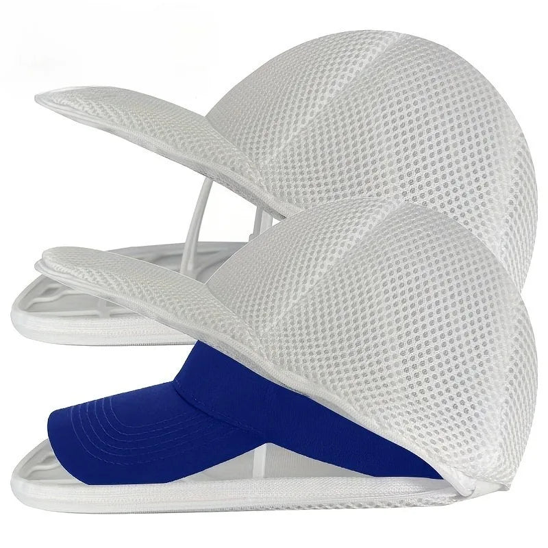 1PC Baseball Cap Washing Cage with Mesh Bag,Durable Hat Washer for Washing Machine, Washing Rack for Shape Protection