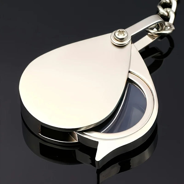 1pc 20X Magnifying Glass with UV-Resistant Coating and Sturdy Metal Frame,High Quality Glass Lens,for Reading and Fine Work.