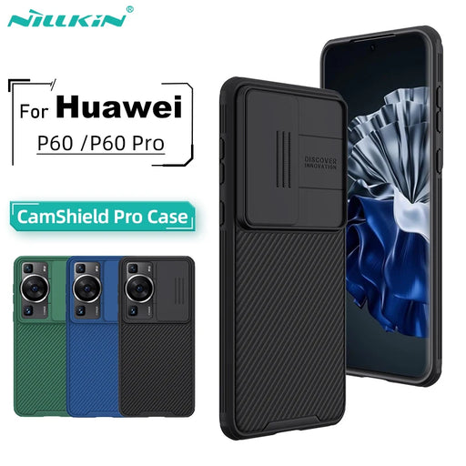 For Huawei P60 Pro Case NILLKIN CamShield Pro Sliding Camera Lens Privacy Protection Back Cover For Huawei P60 /P60 Pro
