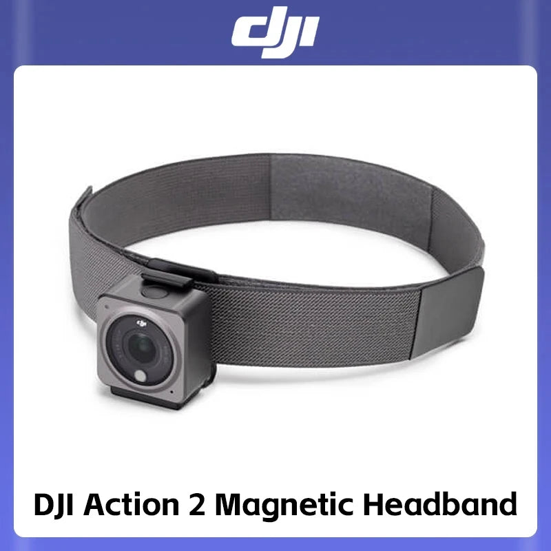 DJI Action 2 Magnetic Headband by attaching Action 2 to the Magnetic Headband It allows you to keep your hands free in Stock
