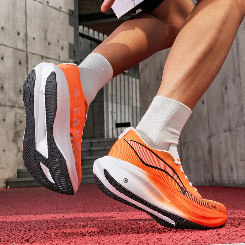 Men's shoes four season thick-sole casual sneakers soft-sole non-slip outdoor running shoes student breathable light sports shoe
