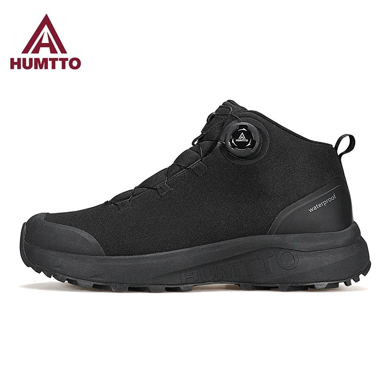 HUMTTO Winter Camping Shoes for Men Outdoor Men's Sports Shoes Breathable Trekking Boots Man Non-slip Safety Hiking Sneakers