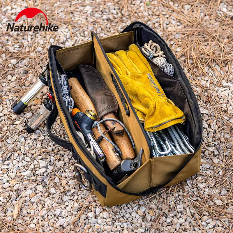 Naturehike Camping Storage Bag Outdoor Portable Accessory Organizer Multifunctional Folding Hikng Travel Tool Box Camping Bags