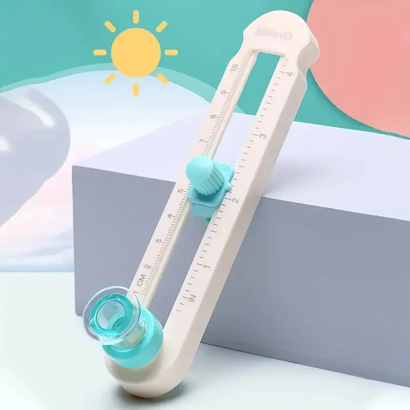 360 ° Cutter Circulaire Régulable Et Lame De Rechange - Outil De Scrapbooking De Précision Pour Des Coupes Circulaires Parfaites