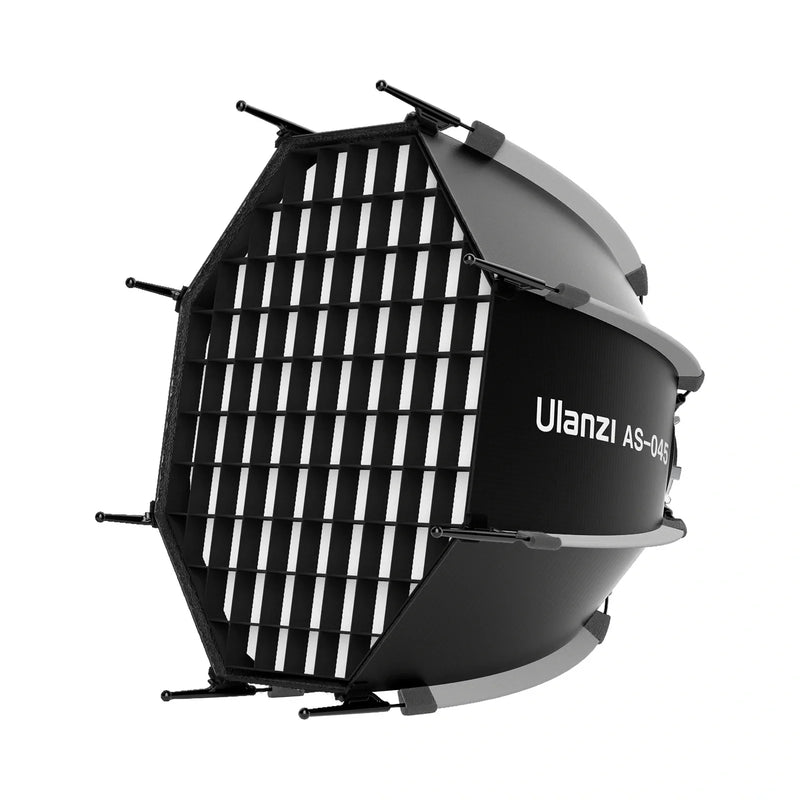 Ulanzi AS-045 ប្រអប់ទន់រាង Octagonal Honeycomb Grid ទំហំ 45cm សម្រាប់ថតពន្លឺ Flash ស្ទូឌីយោថតរូប