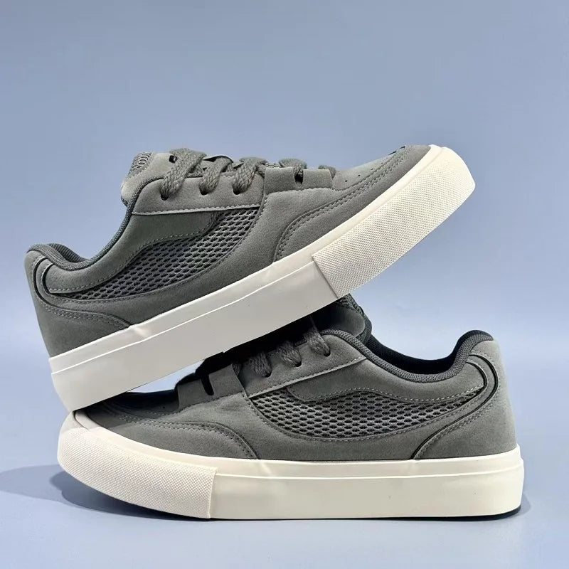 Mens Board Shoes 2025 Autumn New Luxury Design Fashion Casual Sports Shoes Outdoor Daily Wear Flat Comfortable Sneakers Men