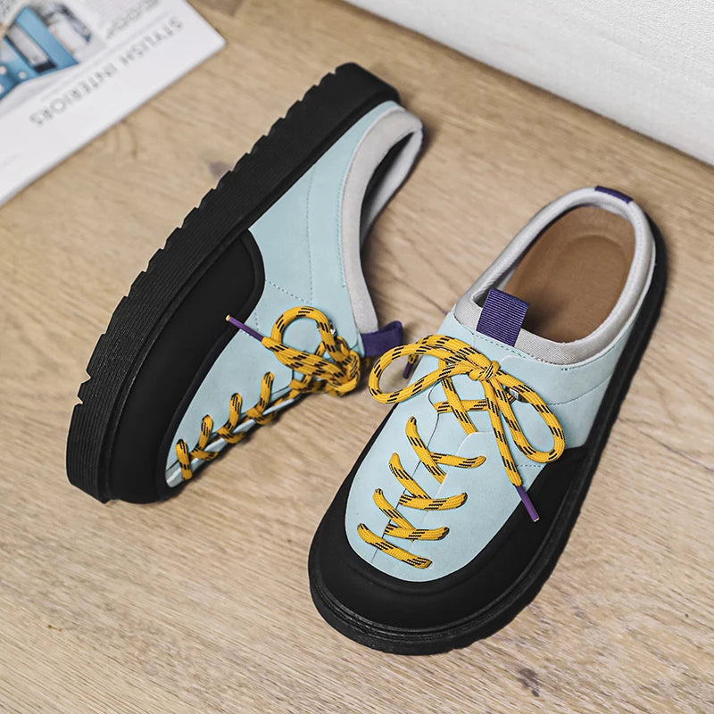 Men's Hiking Outdoor Casual Shoes Summer Soft Sole Anti-Slip City Walking Shoes Fashion Youth Comfort Sports Slip-On Slippers
