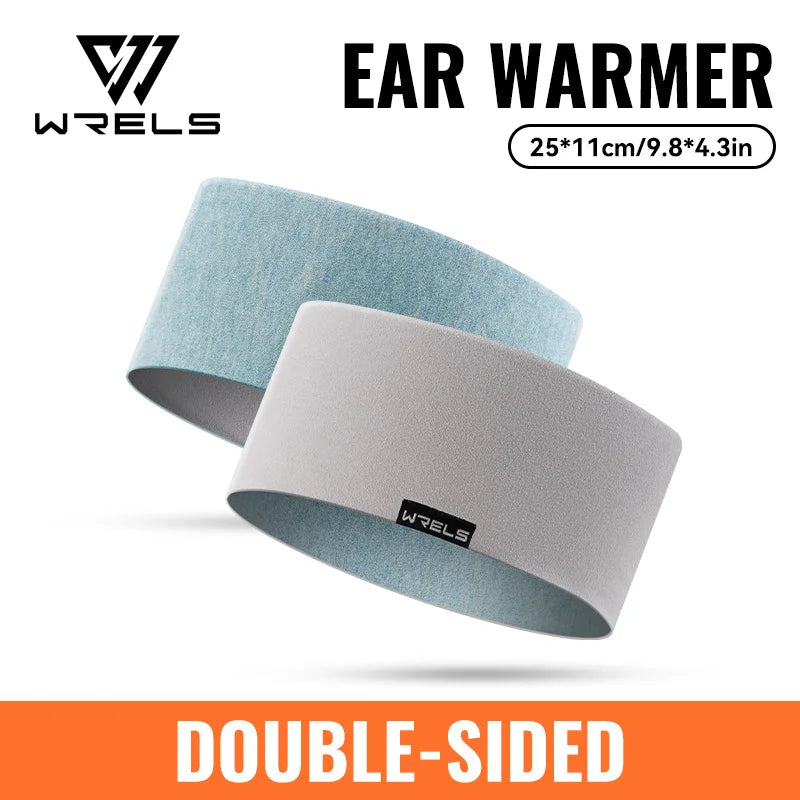 WRELS Ear Warmers Headband Fleece Earmuffs Winter Ear Covers Running Wicking Ski Sport Headband for Women Men Headband Ear Muffs