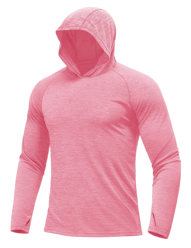 TACVASEN Mens Sun Hoodie Long Sleeve Fishing Shirt Lightweight UPF 50+ Dry Fit Rash Guard for Swimming Workout Athletic Tops