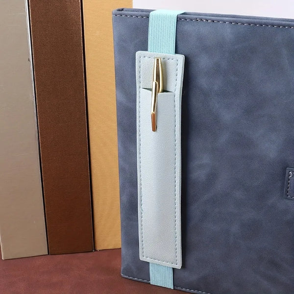 1/2pcs PU Leather Notebook Pen Cover,Portable Pen Holder & Storage Bag for School, Office.Office & Dorm Accessories.pen cap