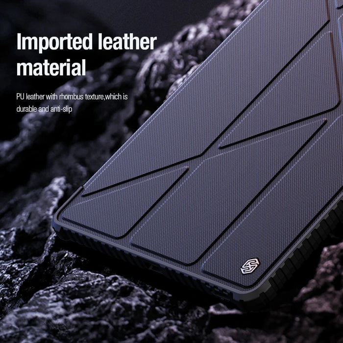 NILLKIN For Samsung Galaxy Tab S9 FE+ Case Magnetic Case For Samsung Tab S9 FE+ Camera Protection Cover With Pencil Slot