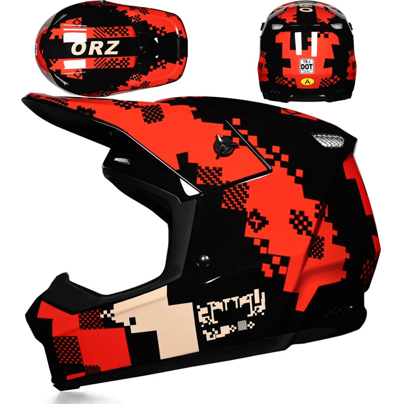 New Motorcycle Helmet Full Face Racing Off-road Helmet Men Downhill AM DH Cross Capacetes Cascos Para Moto DOT Certification